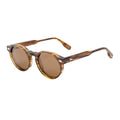 Luxury Custom Logo Retro Unisex Round Acetate Pinhui Polarized Sunglasses Model HJ16351 Made in China