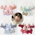 10Pcs/Lot Sweet Baby Girls Hair Ties Bows Elastic Rubber Band Flower Small Ball Scrunchies Baby Kids Hair Accessories