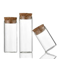 Hxglass Borosilicate Glass Airtight Jar with Bamboo Lid Kitchen Food Storage Box for Tea Grain 850ml 1.2L 1.6L 2.3L Wholesales