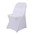 Folding Chair Covers Wholesale White Black Ivory Spandex Folding Chair Cover Stretch Slipcovers for Wedding
