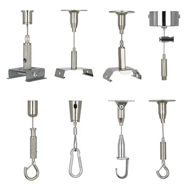 Self-locking Aluminum Carabiner Tension Spring Coil Tool Lanyard