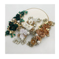 New Design Handmade 3d Flower  Embroidery Rhinestone Wedding Patch for Evening Dress