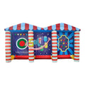 3 in 1 Carnival Game Interactive Party Inflatable Sports Combo with PVC Material Portable Design for Outdoor Use