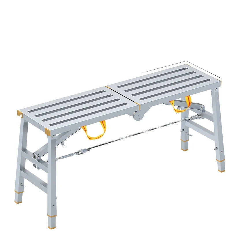 Portable Modern Aluminum Alloy Folding Ladder Stools Platform for Car Wash and Homework