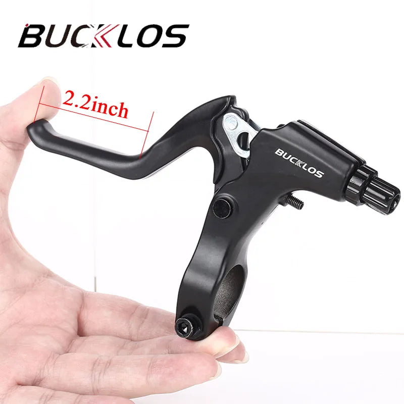 BUCKLOS 2.2inch Bike Handlebar Brake Aluminum Alloy Handle Levers Durable Bicycle Hand Brake Cycling Accessories Bicycle Brake