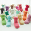 Wholesale Cheap Winter Adorable Soft Comfy Angle Wing Coral Fleece Babies Socks Shoe  in Vibrant Color With Sole Rubber