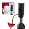 Intelligent Electronic Electric Wine Decanter Fast Factory Dispenser with Grape Red Finish Made from Durable Plastic