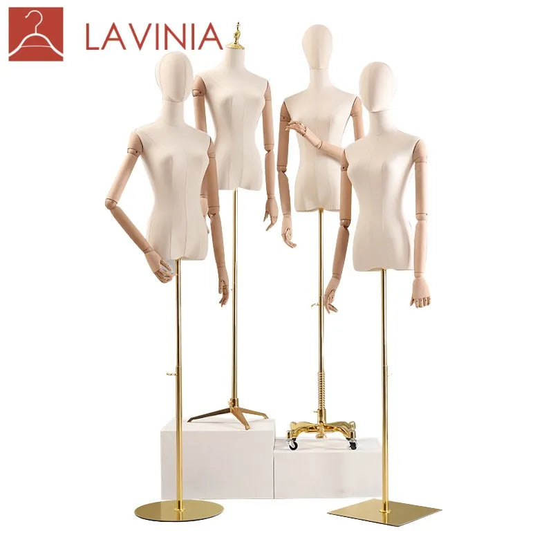 Lavinia Plastic Mannequin Woman Female Mannequin Silicone Torso Female Mannequins for Clothing