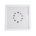 Premium Craftsmanship Gemstones Storage Box 200 X 200 mm Size Available in Black White Color Diamond Presentation Box