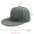 Embroidery Cotton Flat Brim Adults Plain Mens Hip Hop Hats 6 Panel Blank Customize Snapback Caps Hats With Custom logo for Men