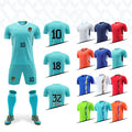 Customized Digital Printing  Football Uniform Suit  Men's Adult Training  Sportswear Suit for Man Soccer Jerseys Set
