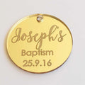 New Creative Design Polygon Round Heart-Shaped Acrylic Tag