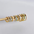 SP 925 Silver Fashion Zircon Geometric 55/65/85MM Huggie 925 Silver Hoop Earrings