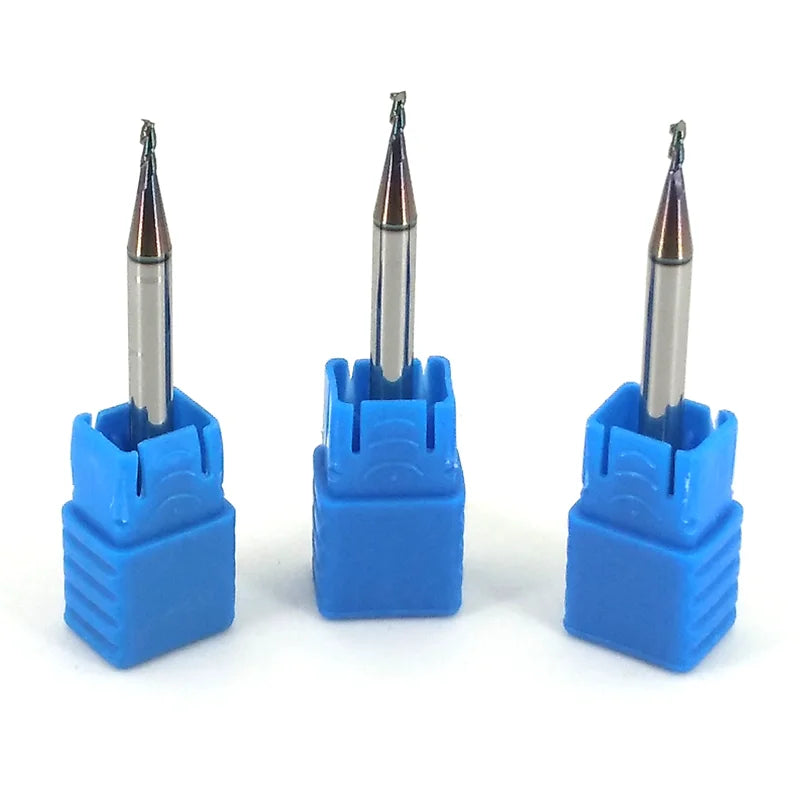 JR 0.1MM-0.9MM High Quality Carbide Micro Flat End Mill for Steel Brass Milling
