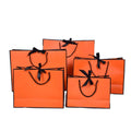Black Pink Handmade Luxury Gift Shopping Paper Bags with Handles Custom for Clothing Shoes Fur Featuring Your Own Logo