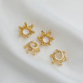 Creative 16*5.8mm 18k Gold Plated Crown Spacer Beads Beautiful European Charm DIY Jewelry Beads and Charms
