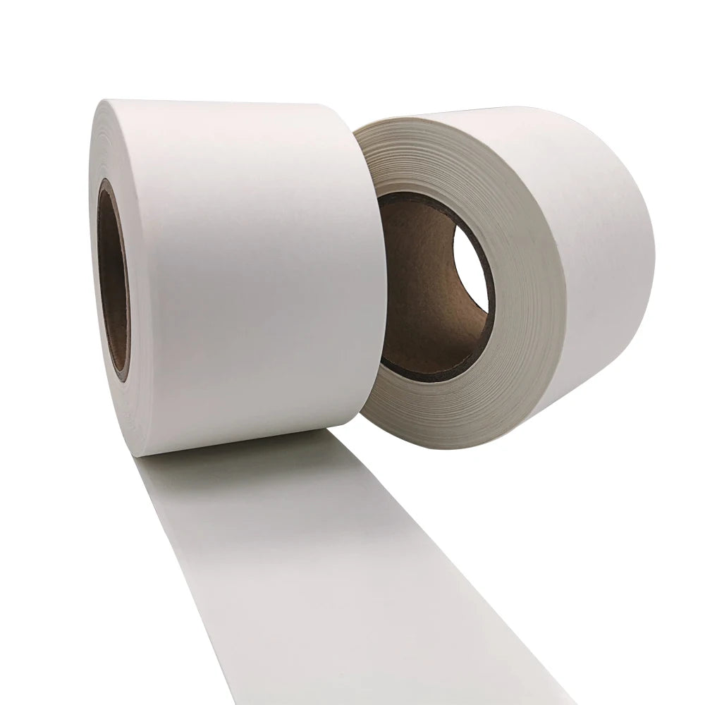 Biodegradable White Kraft Adhesive Tape Water Activated Starch & Acrylic Hot Melt Single Sided