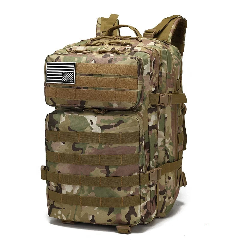 Outdoor Camouflage Bag Backpack Sport Bag Pack Large Travel Backpack for WorkSchoolCampingHunting