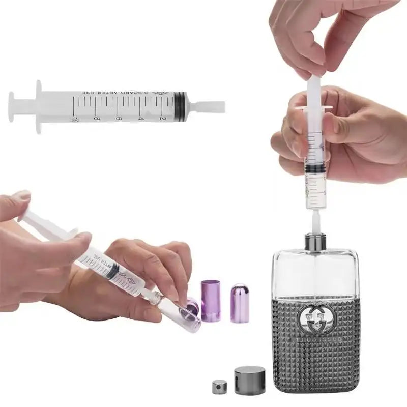 MUB Wholesale 10ml Plastic Perfume Transfer Tool Syringe Refilling Quantitative Liquid Dispenser Tools