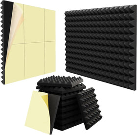 30x30cm Polyurethane Self-adhesive Sound Insulation Foam Board High NRC 0.9-0.95 Eco-Friendly Noise Reduction for Living Room