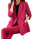 S-3XL  Professional Suits New Arrival Women'S Single Formal Regular Fit Button Elegant Slim Business Women Windbreaker Suits