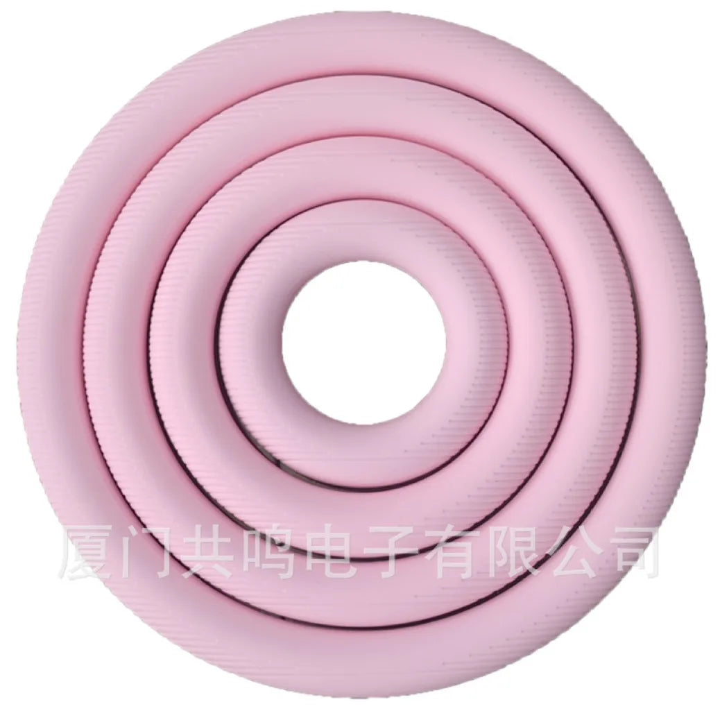 Adjustable Rubber & Silicone Power Ring Dumbbells Weight Plate Unisex Home Use Fitness Equipment Weightlifting Training