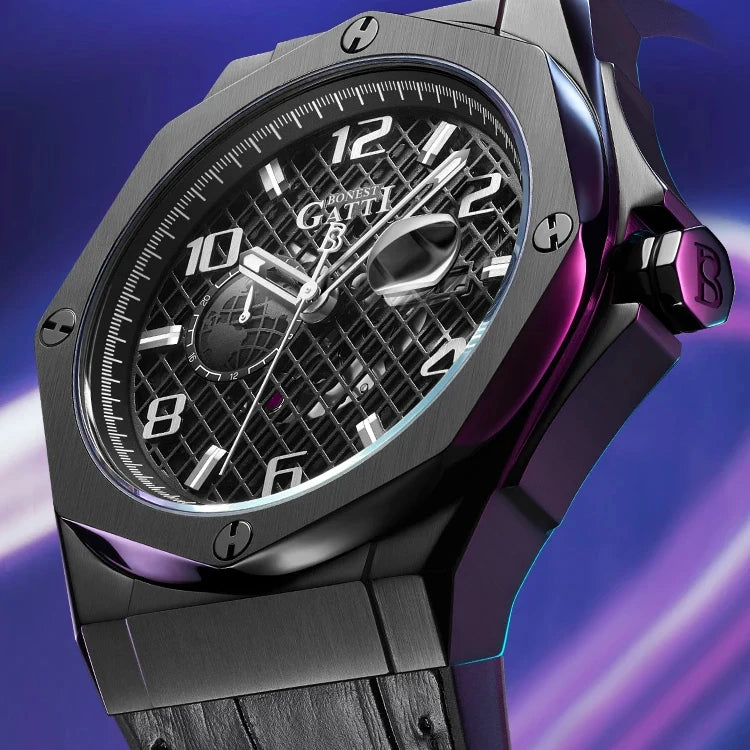 Latest Design 5ATM Waterproof Luminous Automatic Diver Dive  Mechanical Watch for Male