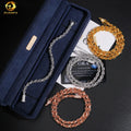 6MM Hip Hop Men 925 Sterling Silver Iced Out Vvs1 Moissanite Diamond Lock Gold Rope Chain Ready to Ship Fine Jewelry Necklace