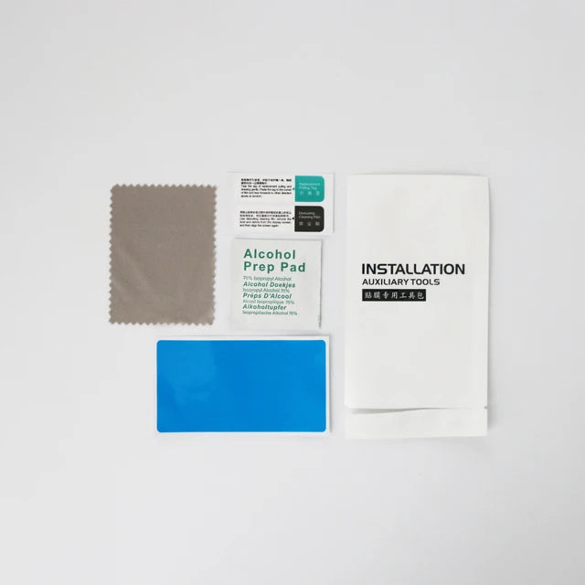 Eco-friendly Wipe Cleaning Kit with Wet Strength Paper Microfiber Cloth for Tempered Glass Screen Protectors Dust & Oil Removal