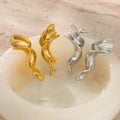 NEW BOHO CLASSICAL SCREW EARRINGS Dazan 2025 Summer INS 18k Gold Plated Hypoallergenic Stainless Steel THEATER PROPS JEWELRY