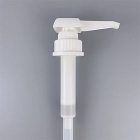Free Sample 43/410 Sugar Syrup Pump 15 20 25 30cc Syrup Pump 43mm Honey Sauce Pump Dispenser with square Head