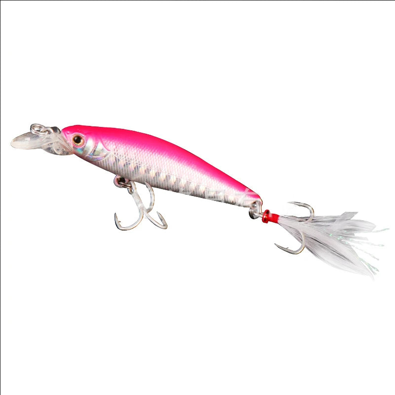 2023 New Big Tuna Bass Magnum Artificial Fishing Tackle 5.5G 75Mm Minnow Lure for Trolling Lures Baits Trolling Fishing Lure