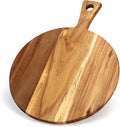 Style for Kitchen Charcuterie Serving Meat Bread Crackers Chopping Blocks Round Wooden Cutting Board