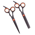 Hairdressing Scissors 6'' AQIABI Japanese Steel Hair Cutting Thinning Shears Barber Shop Purple Sharp 54-56HRC Hardness C1001