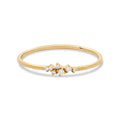 Milskye 2023 New Design Ladies Stacking Finger Diamond Cluster Silver Ring