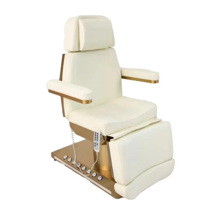 Luxury  Optional Color/Logo  Electric 3/4 Motors Tattoo Beauty Bed Massage Tattoo Adjustable Electric Facial Chair Bed Salon