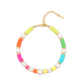 Wholesale Bohemian Beach Style Christian Gold Plated Titanium Steel Adjustable Beaded Bracelet for Children's