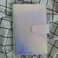 New Arrival Factory Bling Laser Gift A6 Binder Cash Envelopes Holographic Binder Budget Kids Budget Binder
