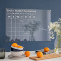 Home Office SchoolTask Organizer Acrylic Wall Calendar Clear Acrylic Monthly Wall Mounted Calendar Month Planner