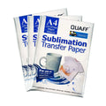 QUAFF Sublimation Paper green color Fast Dry A4 A3 A3+ heat transfer pa per 100gsm for mug t-shirt paper transfer