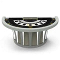 YH 7 Seats Luxurious Professional Led Lighting Blackjack Poker Table With Water Cups Chips Tray