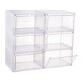 Foldable Eco-Friendly Plastic Shoe Cover Box Rectangular Injection-Molded PP Modern Household Space-Saving Shoe Storage 10-20L