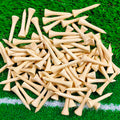 Factory Price Custom Logo Wooden Golf Tees 100Pcs/Bag Wholesale 42/54/70/83mm Golf Ball Holder