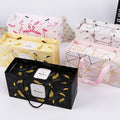 New Colorful Baked Cake Dessert Packaging Paper Bag Matt Lamination for Food Gift Macaron Chewing Gum Sushi Use
