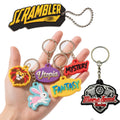 Factory Custom Anime 2D Soft Pvc Key Chain Logo Rubber Keychains Silicone Keyring Rubber Personalized Customized Pvc Keychain