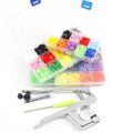 Hot Sale Box Packing Push Resin Customized Moulding Round Press Button Fastener Pliers Colors Snap Button Kit for Clothes