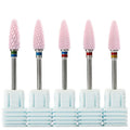 Wholesale Personal Care Polishing Ceramic Nail Drill Bits for Portable Nail Drill Machine