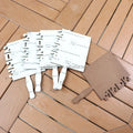 MDFSUB Hot DIY Customized Logo 2023 Graduation Photo Frame Fans Sublimation BlankS MDF Hand Fan Paddle