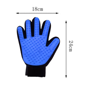 Pet Hair Remover Pet Cleaning Brush Rubber Five Fingers Deshedding Pet Grooming Mitten for Dog Animals Bathing