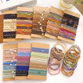 Wholesale Elastic Scrunchie Sets Ponytail Rubber Band Girls Cute Headwear Hair Accessories Scrunchy Hair Ties
